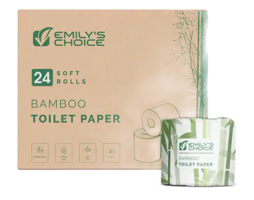 Emily's Choice Bamboo Toilet Paper, 3-Ply, TCF