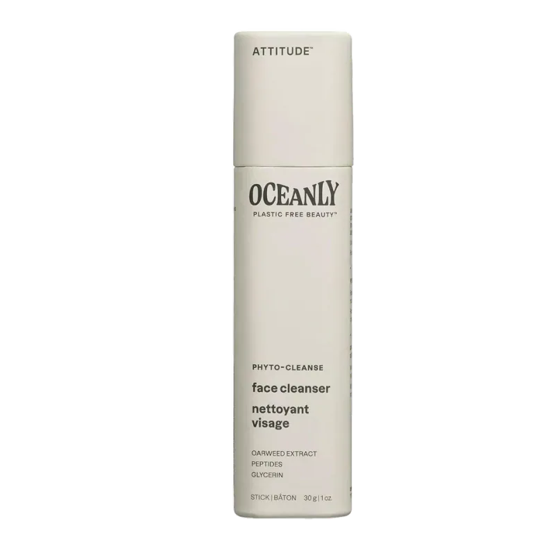 ATTITUDE Oceanly Phyto-Cleanse Solid Face Cleanser — Unscented