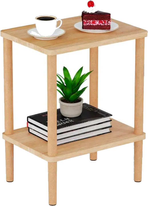LUCKNOCK Solid Wood Narrow Side Table