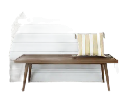 Plank+Beam Solid Wood Entryway / End-of-Bed Bench