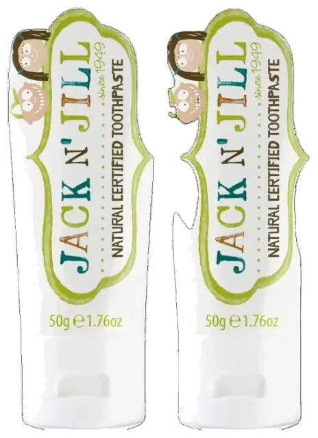 Jack N’ Jill Flavor Free Toothpaste, 2 Pack