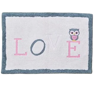 Everyday Kids Hand-Tufted Cotton Owl Rug