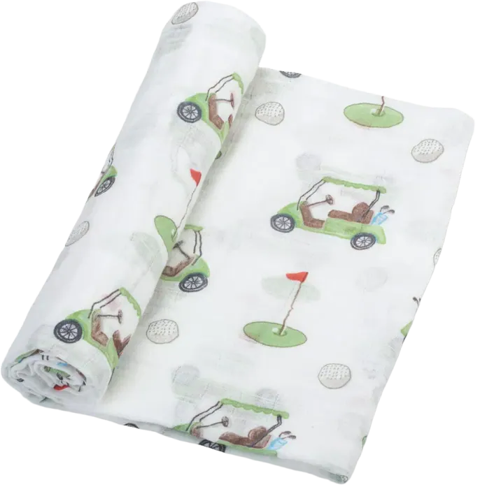 LollyBanks Cotton Muslin Swaddle Blanket