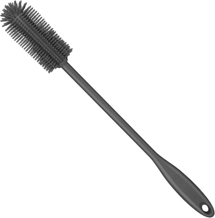 Silicone Bottle Brush with Stainless Steel Shaft