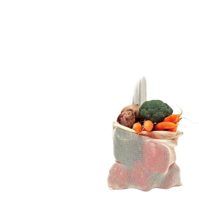 17 Reusable Cotton Mesh Produce Bags