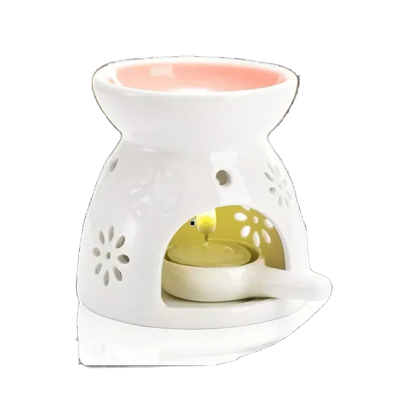 Yesland Ceramic Essential Oil Burner with Ceramic Spoon