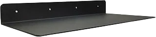 VOHYOV 16.5-Inch Black Steel Floating Shelf