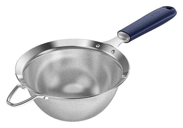 U-Taste 5.5-Inch Stainless Steel Mesh Strainer — Midnight Blue