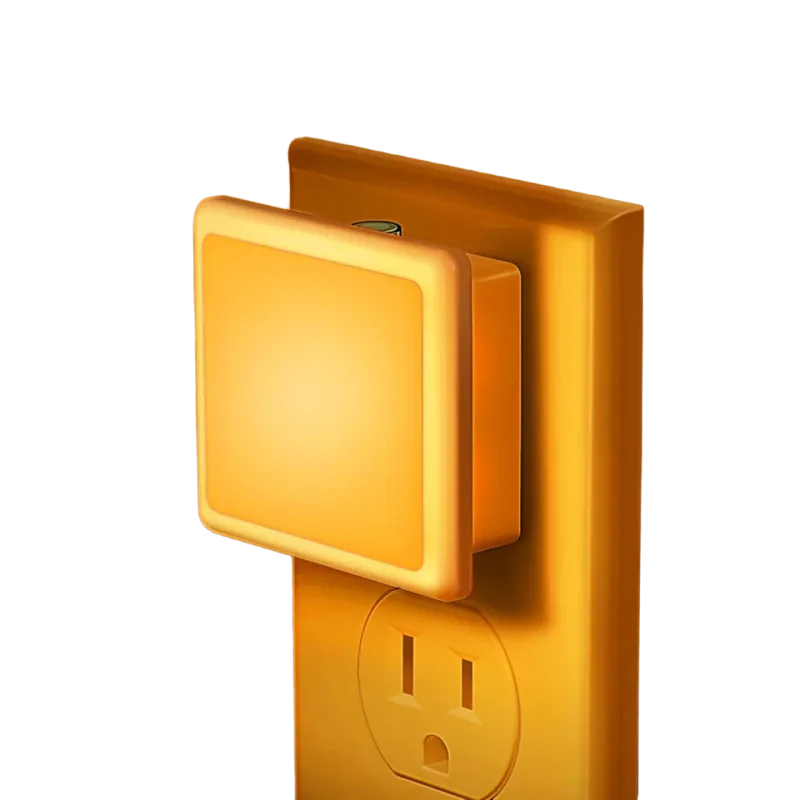 JandCase Amber Night Lights, 2 Pack