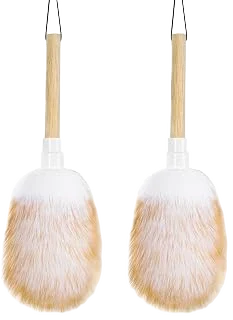 Misorita Lambswool Hand Dusters, 2 Pack