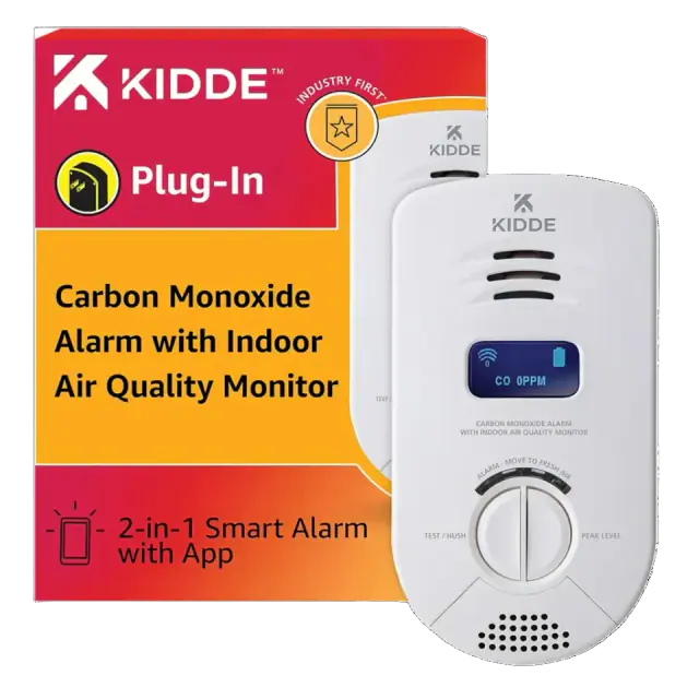 Kidde Smart Carbon Monoxide Alarm and Air Quality Monitor