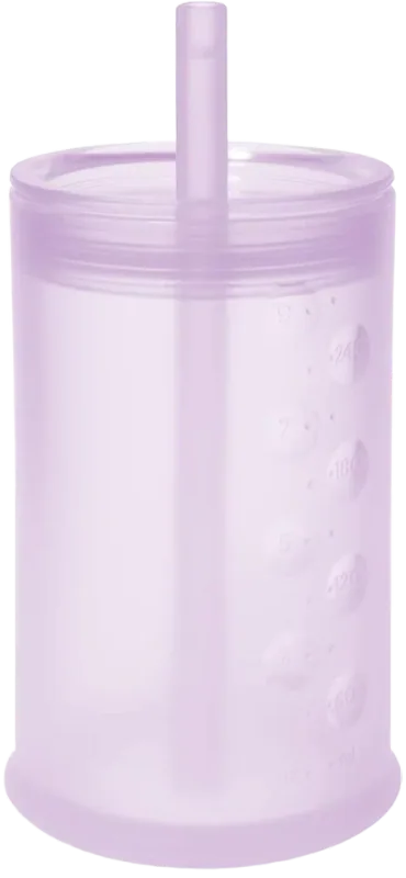 Olababy Clear View Silicone Training Cup with Straw