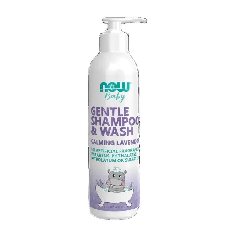 NOW Baby Gentle Lavender Shampoo and Wash