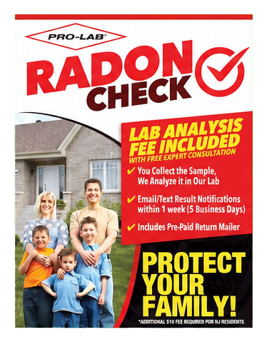 PRO-LAB Short-Term Radon Test Kit with Lab Analysis