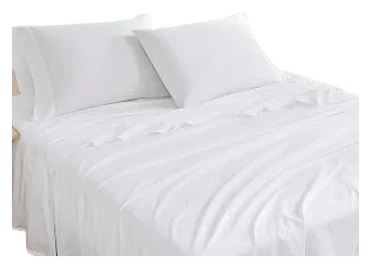 Linen Closet Organic Cotton Percale Sheets — Arctic White Twin