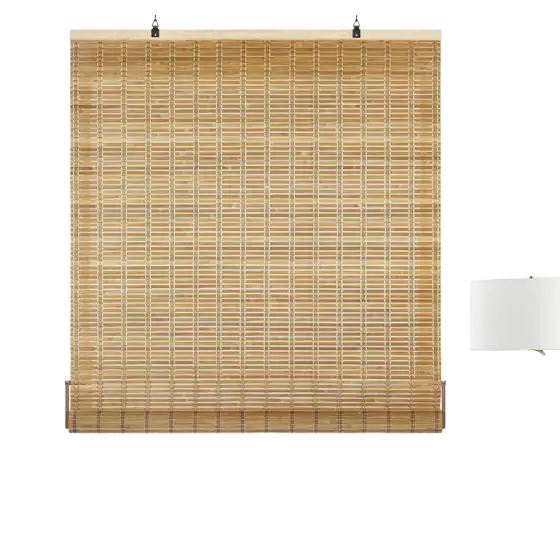 LazBlinds Cordless Bamboo Blinds 35x72