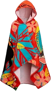 Disney Moana Cotton Hooded Towel with Corner Pockets
