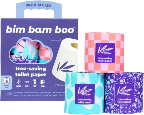 Bim Bam Boo Bamboo Toilet Paper 2 Ply