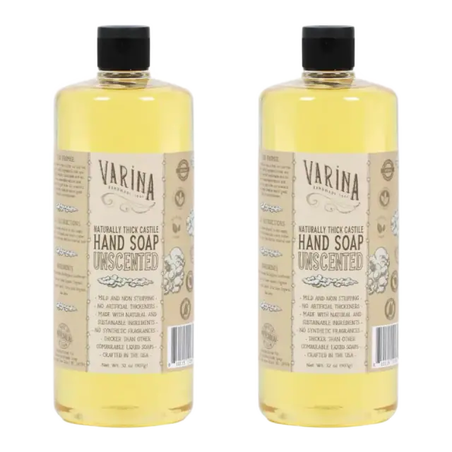 Varina Unscented Organic Castile Hand Soap