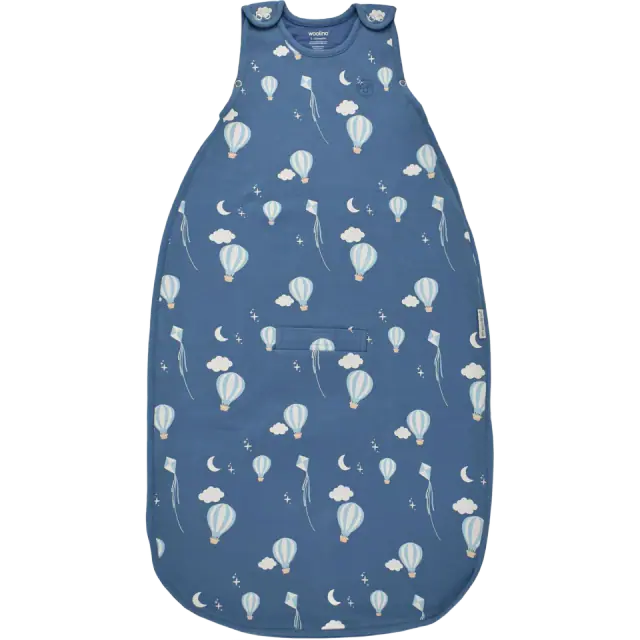Woolino 4 Season Merino Wool Baby Sleep Sack — Hot Air Balloon
