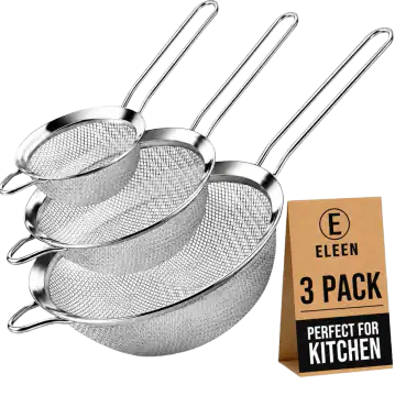 ELEEN Stainless Steel Fine Mesh Strainers