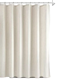Naturoom Linen Shower Curtain — Beige, 72 x 84 in