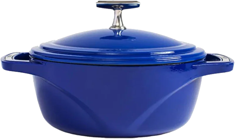 Lodge USA Enamel 4.5-Qt Cast Iron Dutch Oven — Smooth Sailing