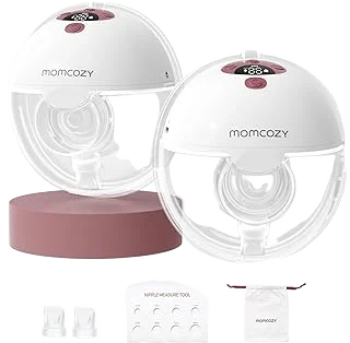 Momcozy M5 Lite Wearable Breast Pump — Cozy Red