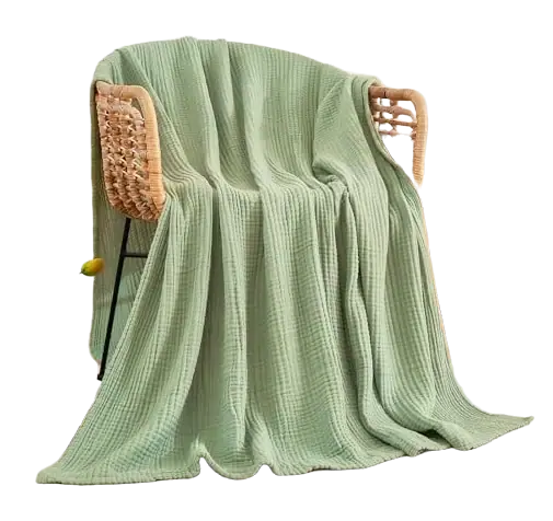 EMME Cotton Muslin Summer Throw Blanket