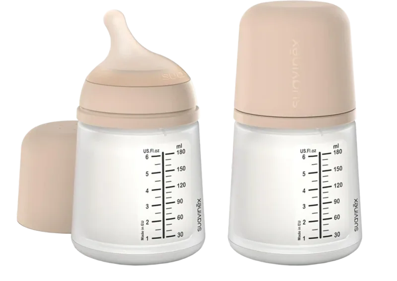 Suavinex Zero Zero Glass Anti-Colic Baby Bottle