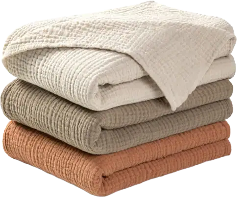 lulumoon Cotton Muslin Swaddle Blanket