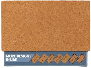 Barnyard Designs Plain Coir Doormat — 17 × 30 in