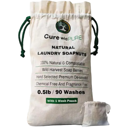 Cure wid Pure Organic Soap Nuts, Deseeded (Laundry Detergent)
