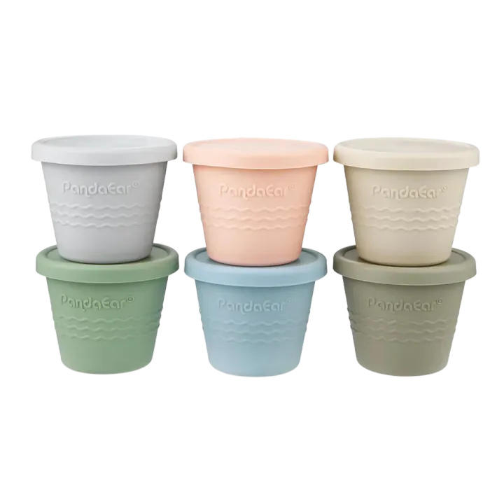 PandaEar Silicone Baby Food Storage Containers