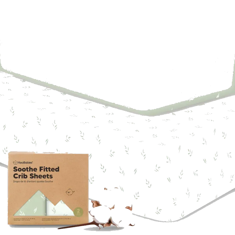 KeaBabies Organic Cotton Crib Sheets — Herb