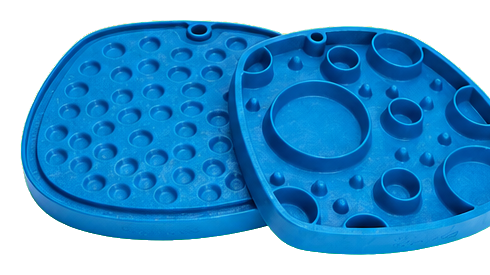 West Paw Seaflex Bubbles Two-Sided Feast Mat