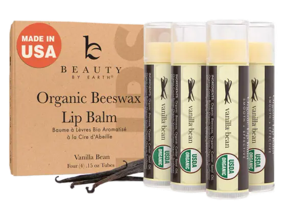 Beauty by Earth Organic Vanilla Lip Balm