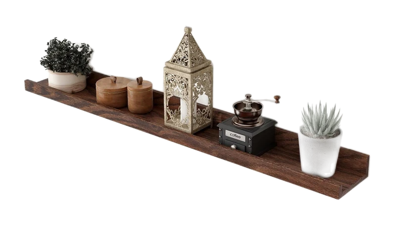 Axeman Solid Oak Picture Ledge Wall Shelves