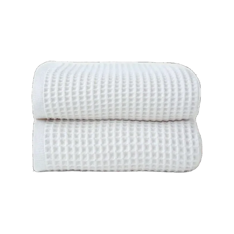 Turkish Cotton Waffle Bath Towels