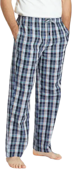 Men's 100% Cotton Plaid Pajama Pants