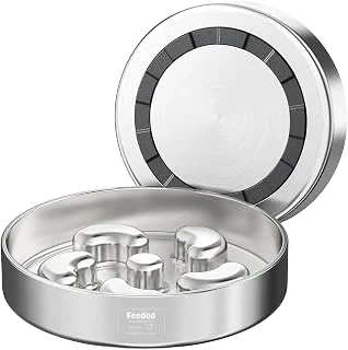 Feedoo 304 Stainless Steel Slow Feeder, 2 Cups