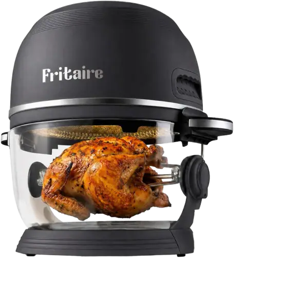 Fritaire Glass Air Fryer Pro, Black