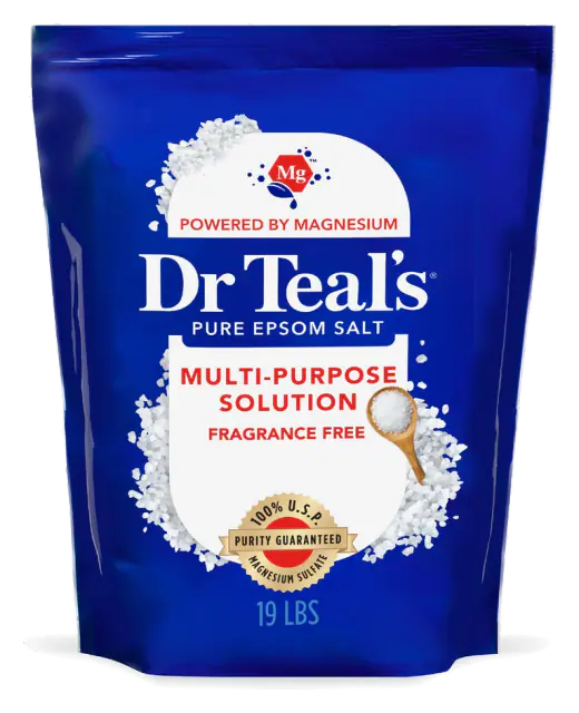 Dr Teal's Unscented Multipurpose Epsom Salt, 19 lb