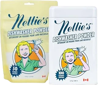 Nellie's Dishwasher Powder Bundle, 150 Scoops