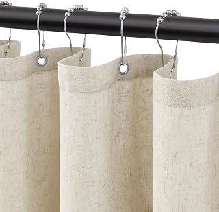 Jowels Linen Shower Curtain — 72 x 72 in
