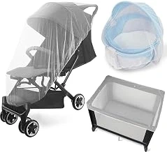 Magik & Kover Stroller Mosquito Nets, White (2-Pack)
