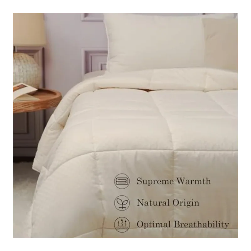 CUDDLE DREAMS Classic Warmweight Wool Comforter — Twin