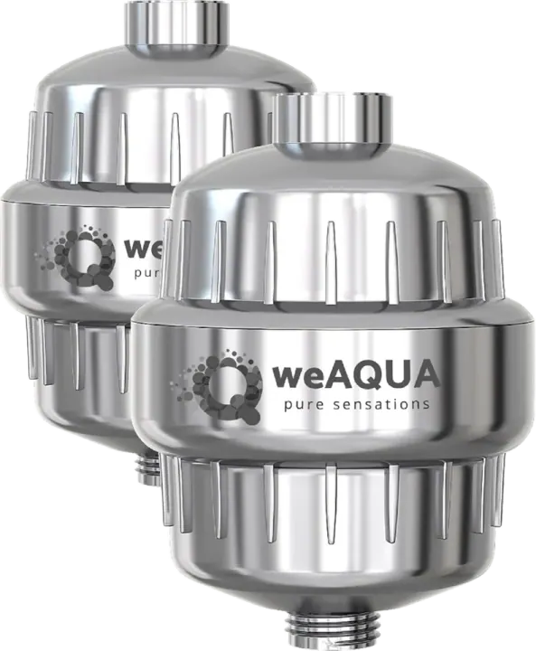 weAQUA Heavy Duty Shower Filter Family 2 PACK