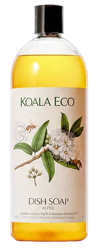 Koala Eco Lemon Myrtle & Mandarin Dish Soap, 34 Ounce