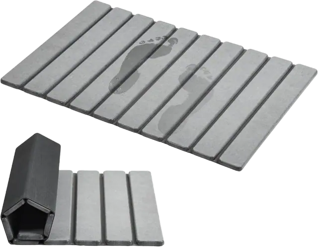 AWW Foldable Diatomaceous Earth Bath Mat